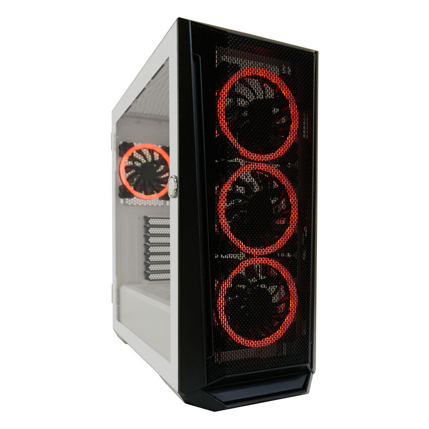 LC-Power Holo 1 X - ATX Mid Tower Case in White