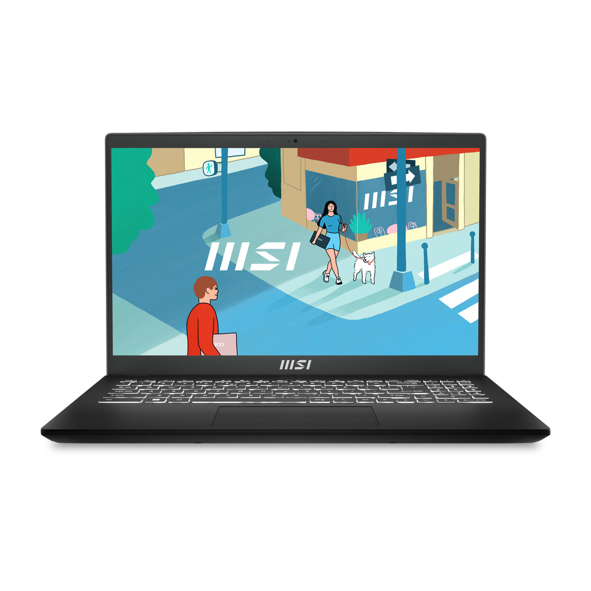 MSI Modern 15 H Laptop - 39.6 cm (15.6&quot;) - Intel® Core™ i5-13420H - 16 GB DDR4-SDRAM - 512 GB SSD - Wi-Fi 6E - Windows 11 Home - Black