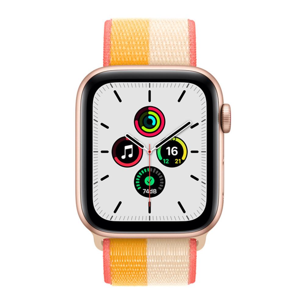 Apple Watch SE OLED 44 mm Digital 368 x 448 pixels Touchscreen 4G Gold Wi-Fi GPS (satellite)