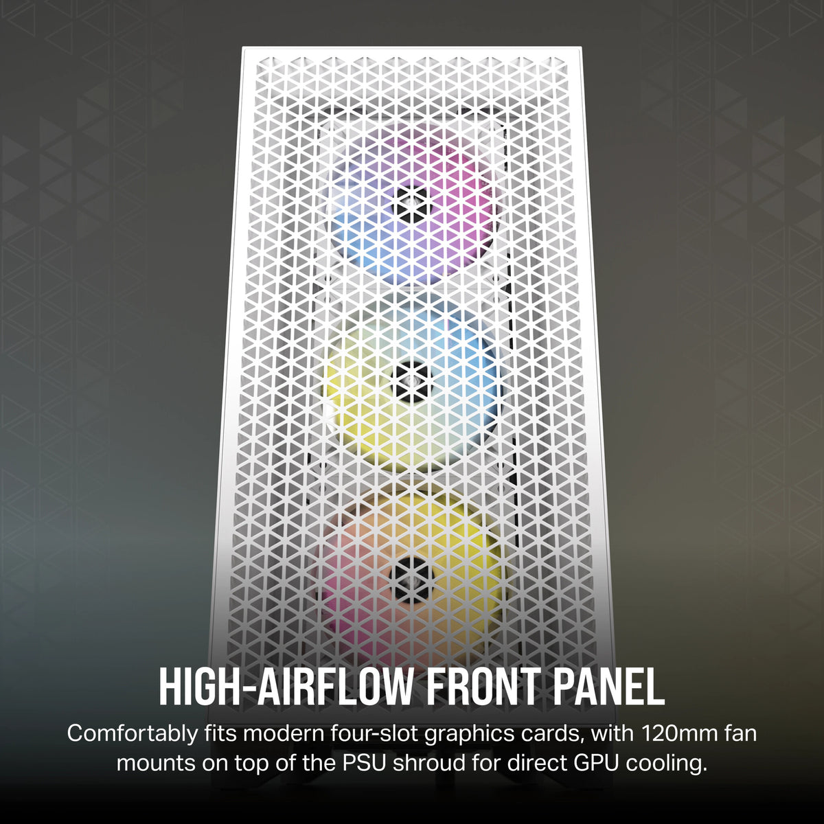 Corsair 3000D RGB AIRFLOW - ATX Mid Tower Case in White