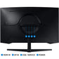 Samsung Odyssey LS32AG550EPXXU computer monitor 81.3 cm (32") 2560 x 1440 pixels Quad HD LED