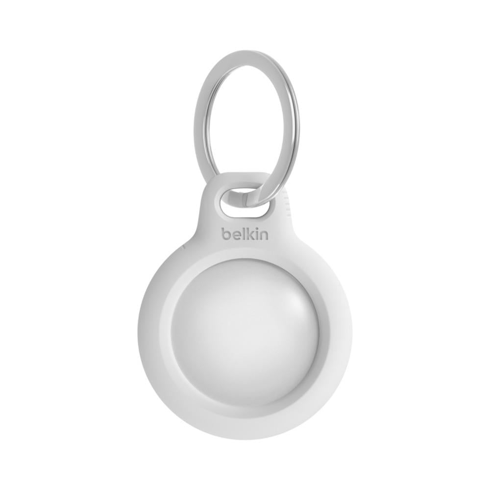 Belkin Secure Airtag Holder with Keyring - White - Clove Technology