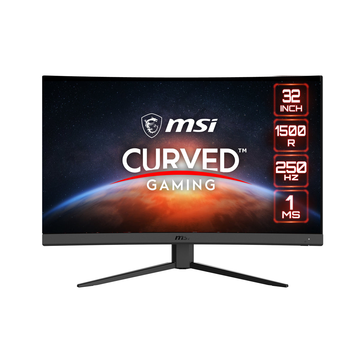 MSI G32C4X computer monitor 80 cm (31.5&quot;) 1920 x 1080 pixels Full HD Black