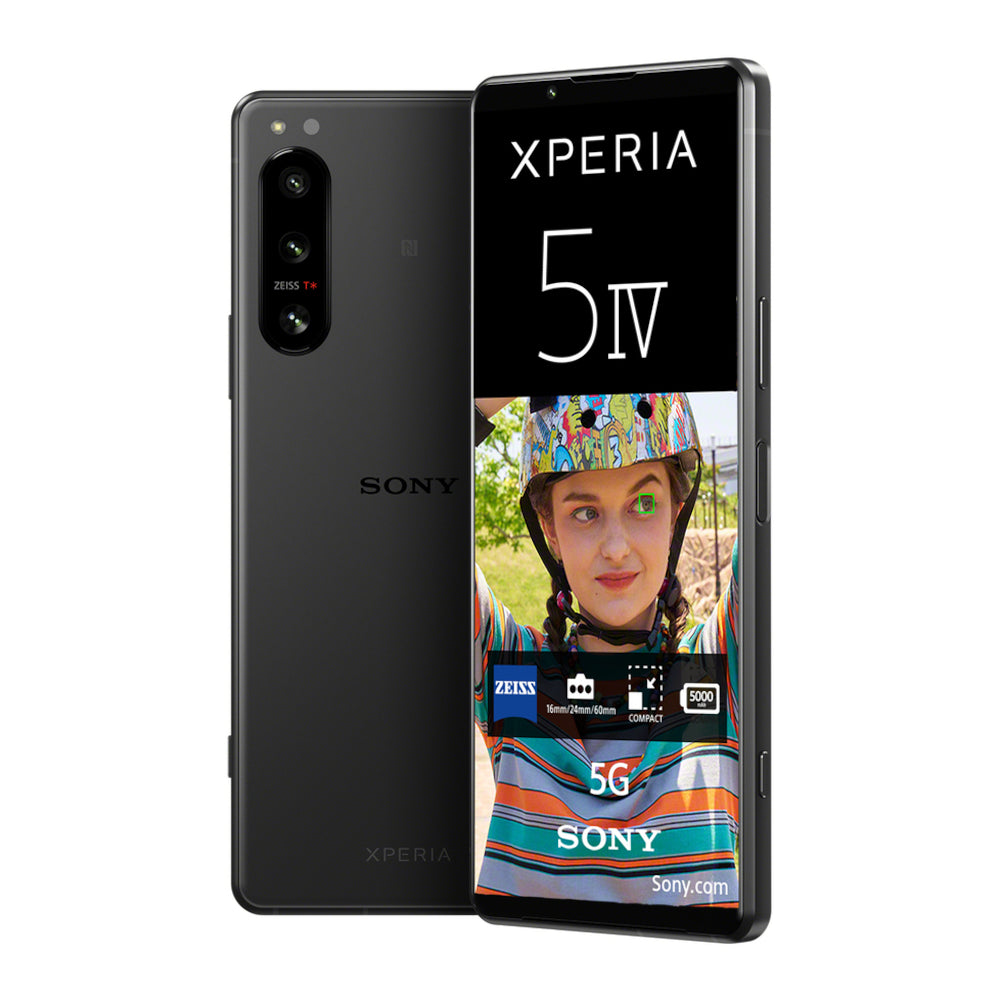Sony XPERIA 5 IV Dual-SIM 128GB 5G Smartphone (Unlocked), Black