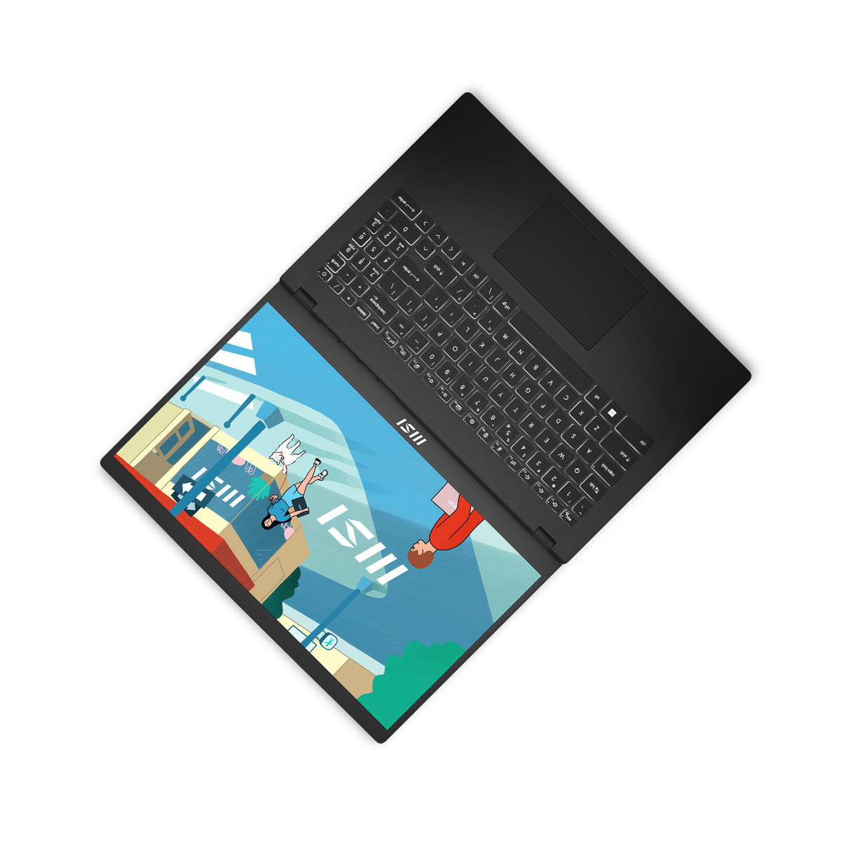 MSI Modern 15 H Laptop - 39.6 cm (15.6&quot;) - Intel® Core™ i5-13420H - 16 GB DDR4-SDRAM - 512 GB SSD - Wi-Fi 6E - Windows 11 Home - Black