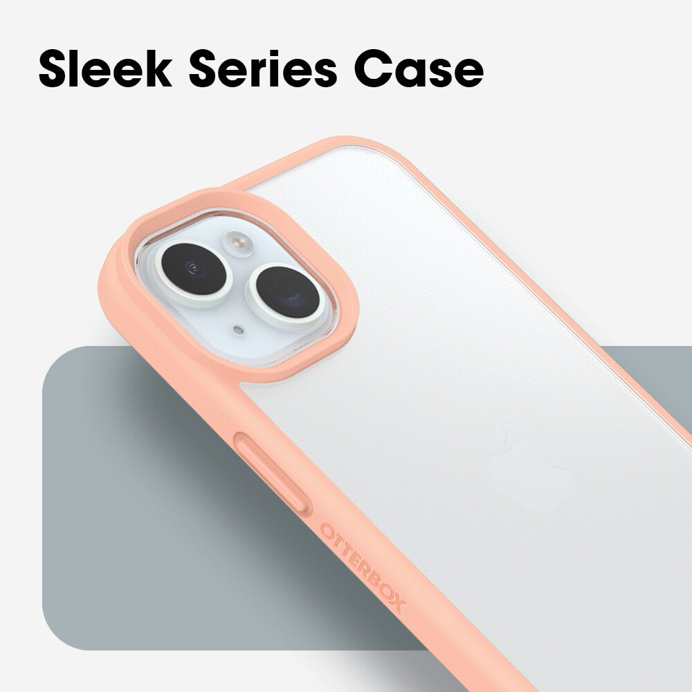 OtterBox React Series for iPhone 15 Plus in Peach Perfect