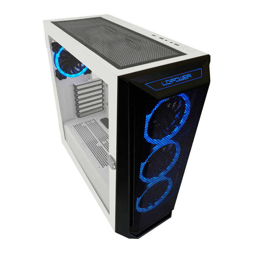 LC-Power Holo 1 X - ATX Mid Tower Case in White
