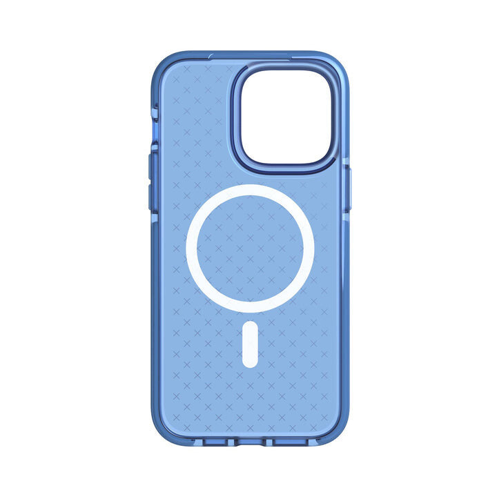 Tech21 Evo Check with MagSafe for iPhone 14 Pro in Tranquil Blue