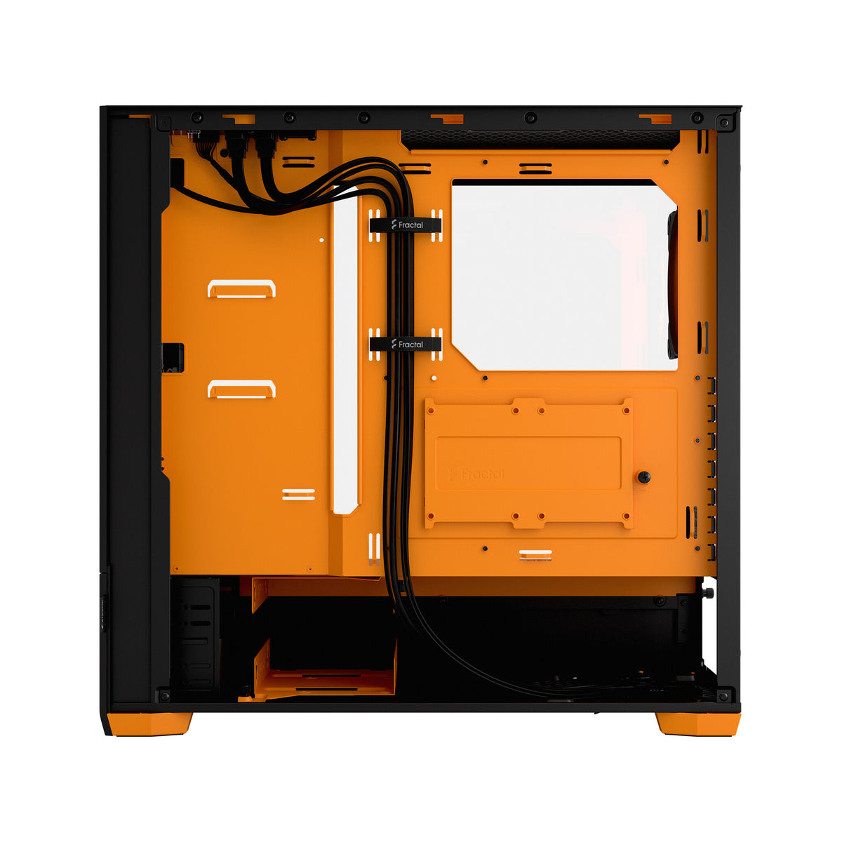Fractal Design Pop Air - ATX Mid Tower Case in Black / Orange
