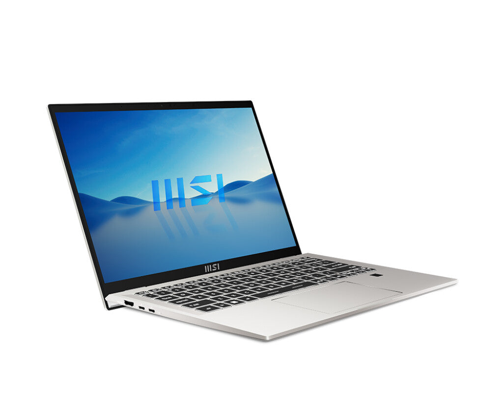 MSI Prestige 14H Laptop 35.6 cm (14&quot;) - Full HD+ Intel® Core™ i5-12450H - 16 GB LPDDR5-SDRAM - 512 GB SSD - NVIDIA GeForce RTX 2050 - Wi-Fi 6E - Windows 11 Home - Silver