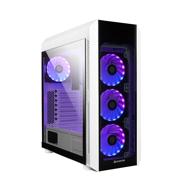 Chieftec SCORPION 3 - ATX Mid Tower Case in White / Black