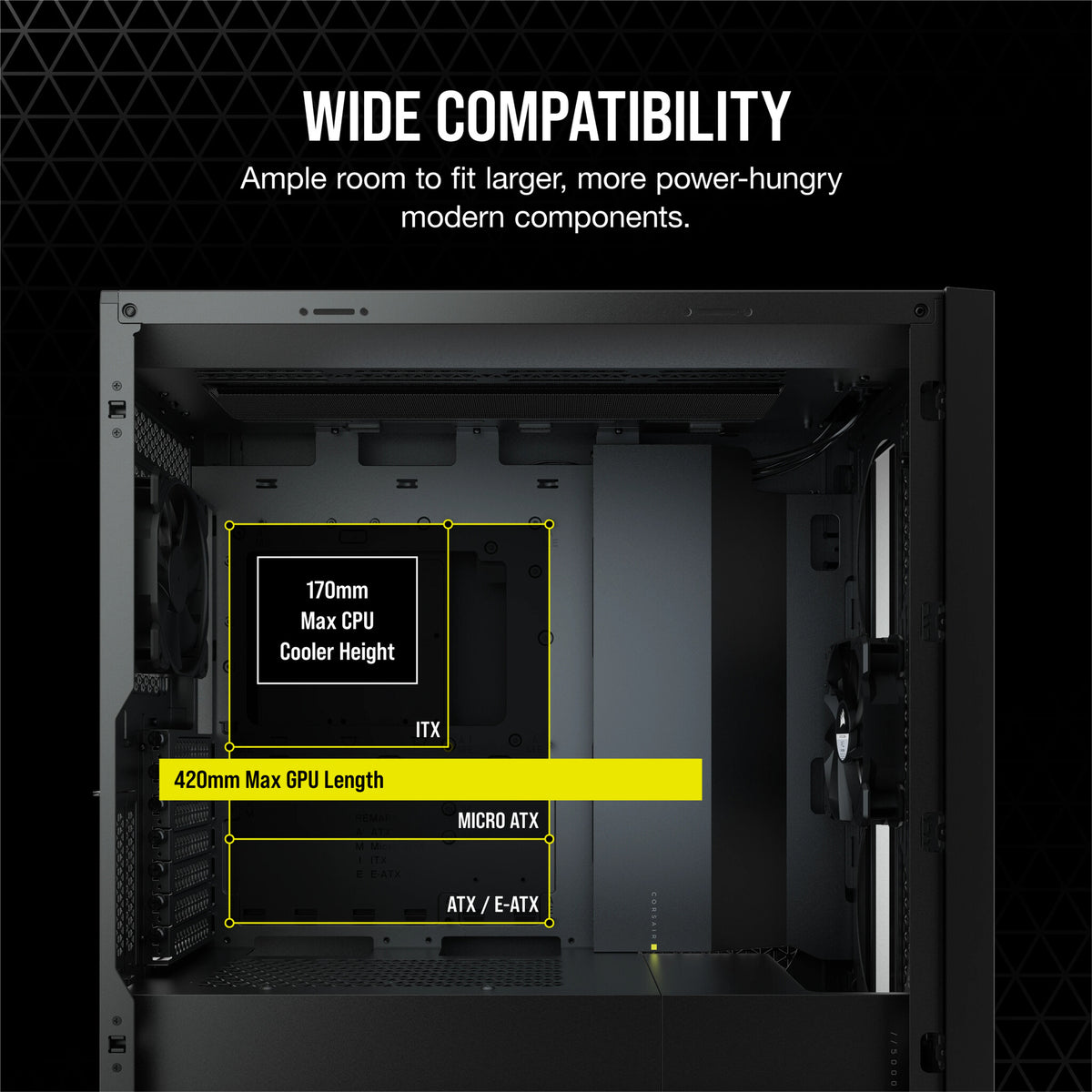 Corsair 5000D AIRFLOW Midi Tower in Black