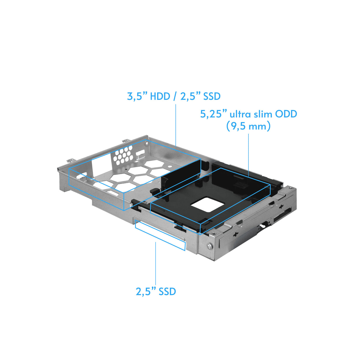 Chieftec BE-10B-300 Small Form Factor Case in Black