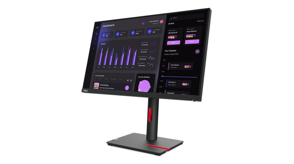 Lenovo ThinkVision T24i-30 - 60.5 cm (23.8&quot;) - 1920 x 1080 pixels FHD LED Monitor