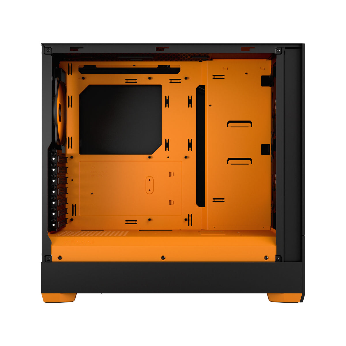 Fractal Design Pop Air Tower in Black / Orange