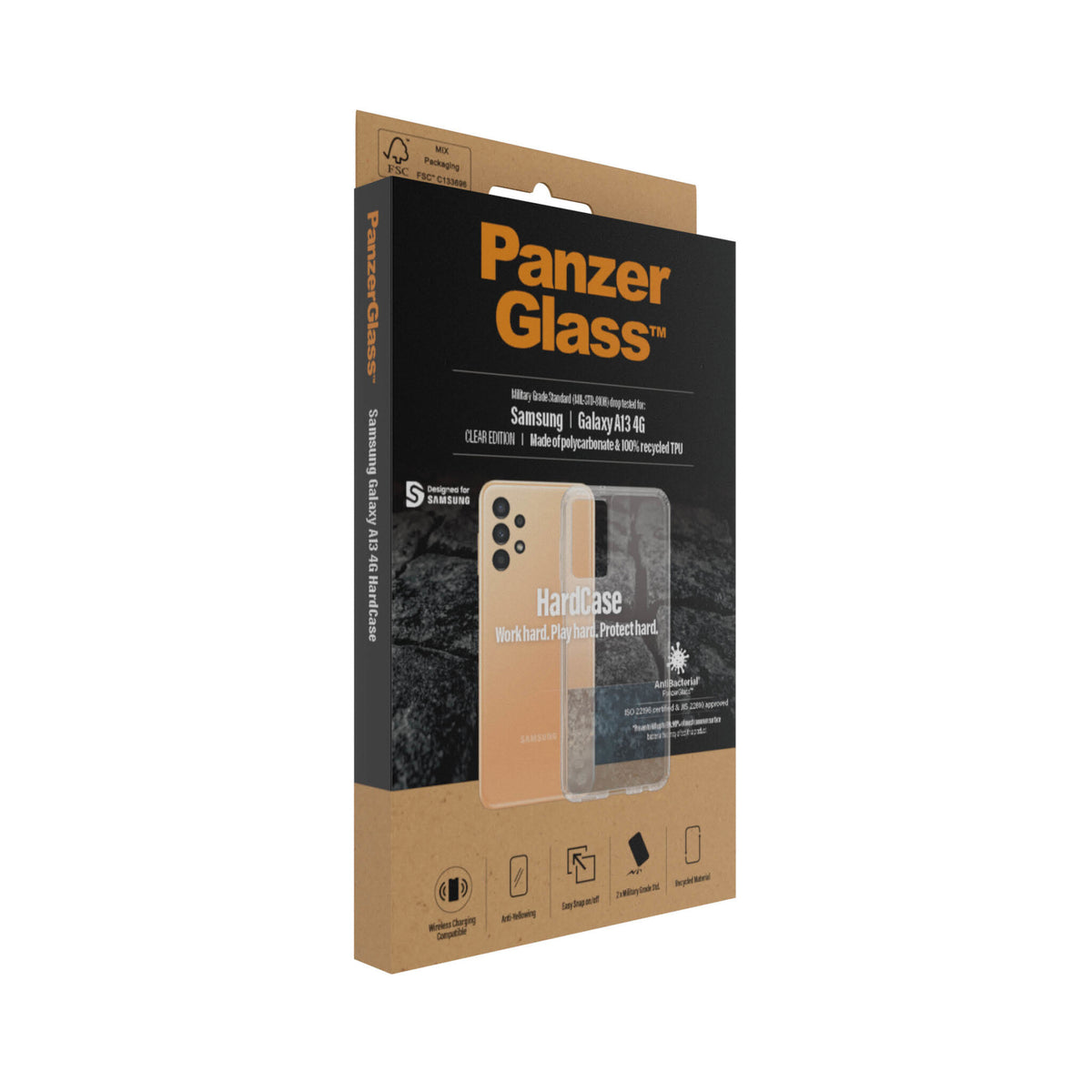 PanzerGlass ® HardCase for Samsung A13 in Transparent