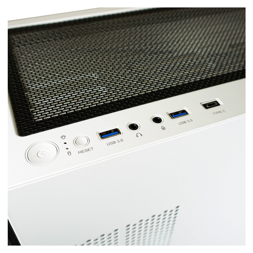 LC-Power Holo 1 X - ATX Mid Tower Case in White