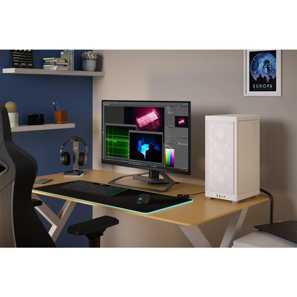 Corsair 2000D AIRFLOW - Mini ITX Tower Case in White