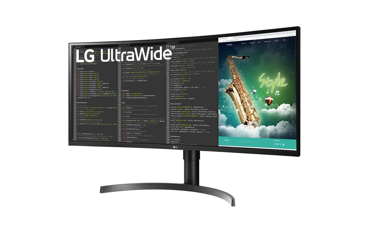 LG 35WN75CP-B LED display 88.9 cm (35&quot;) 3440 x 1440 pixels UltraWide Quad HD Black