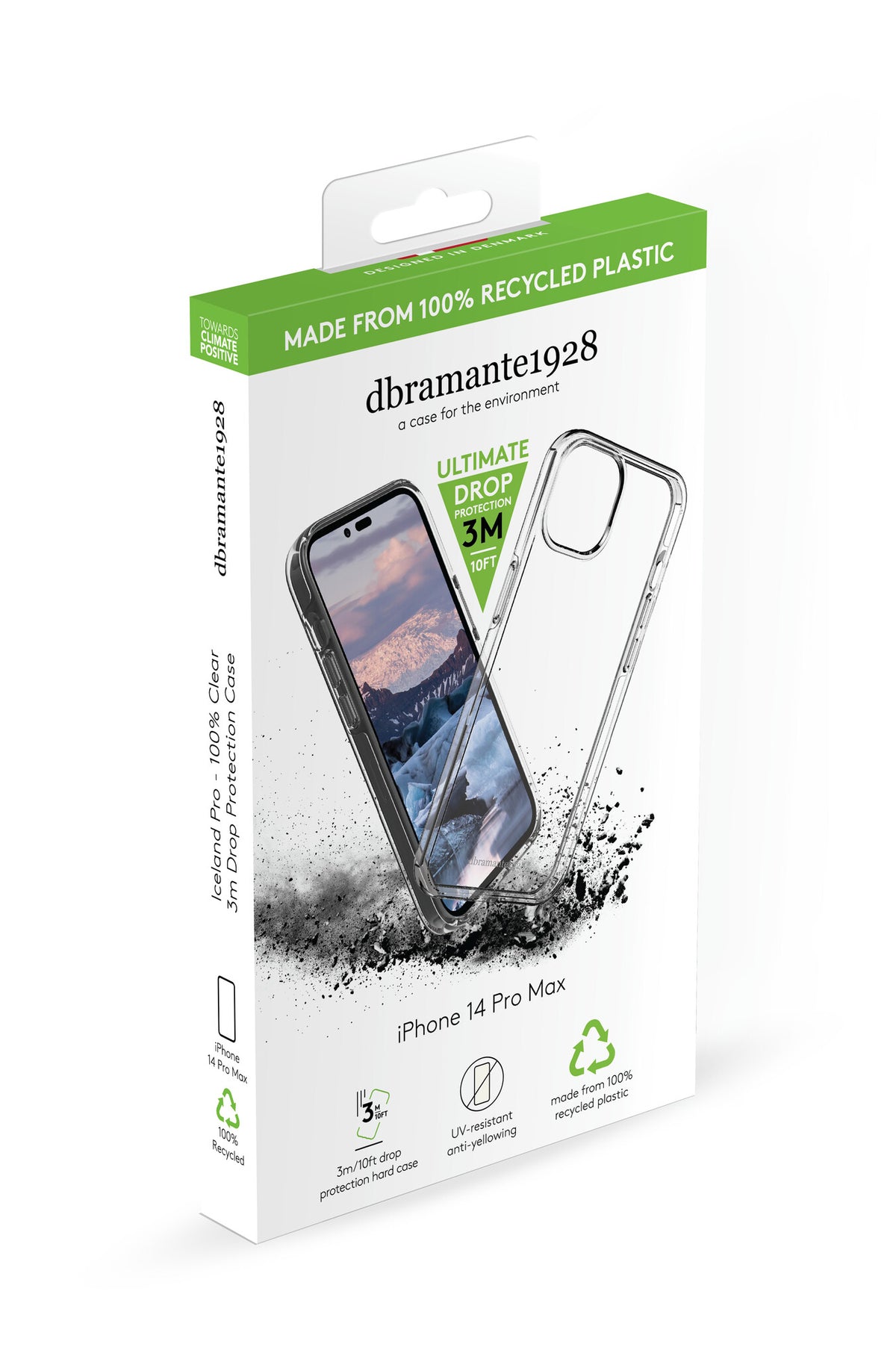 dbramante1928 Iceland Pro for iPhone 14 Pro Max in Clear