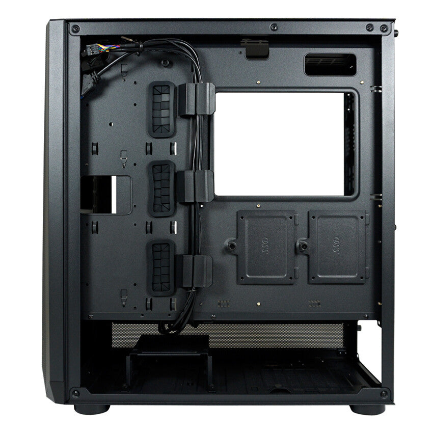 LC-Power Gaming 900B - Lumaxx Gloom ATX Mid Tower Case in Black