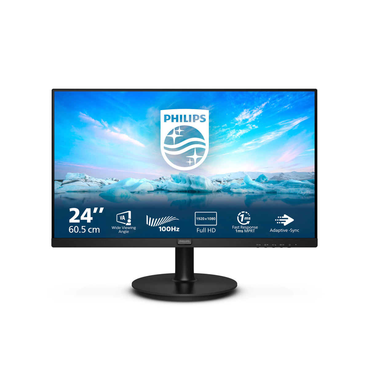Philips V Line 241V8LAB - 60.5 cm (23.8") - 1920 x 1080 pixels Full HD LCD Monitor