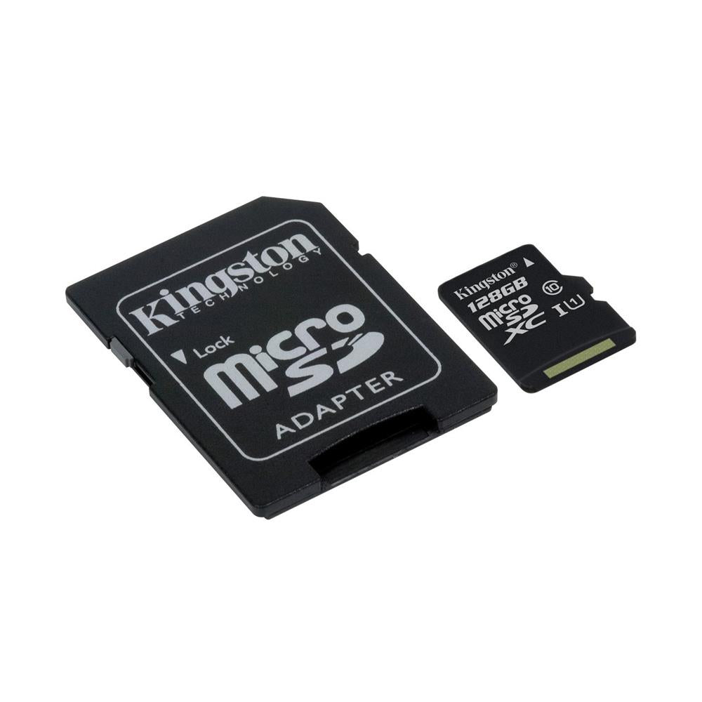 Kingston 128GB Micro SD Memory Card with Adapter