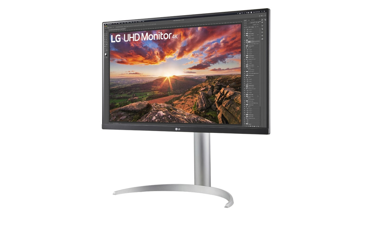 LG 27UP85NP-W computer monitor 68.6 cm (27&quot;) 3840 x 2160 pixels 4K Ultra HD LED Silver