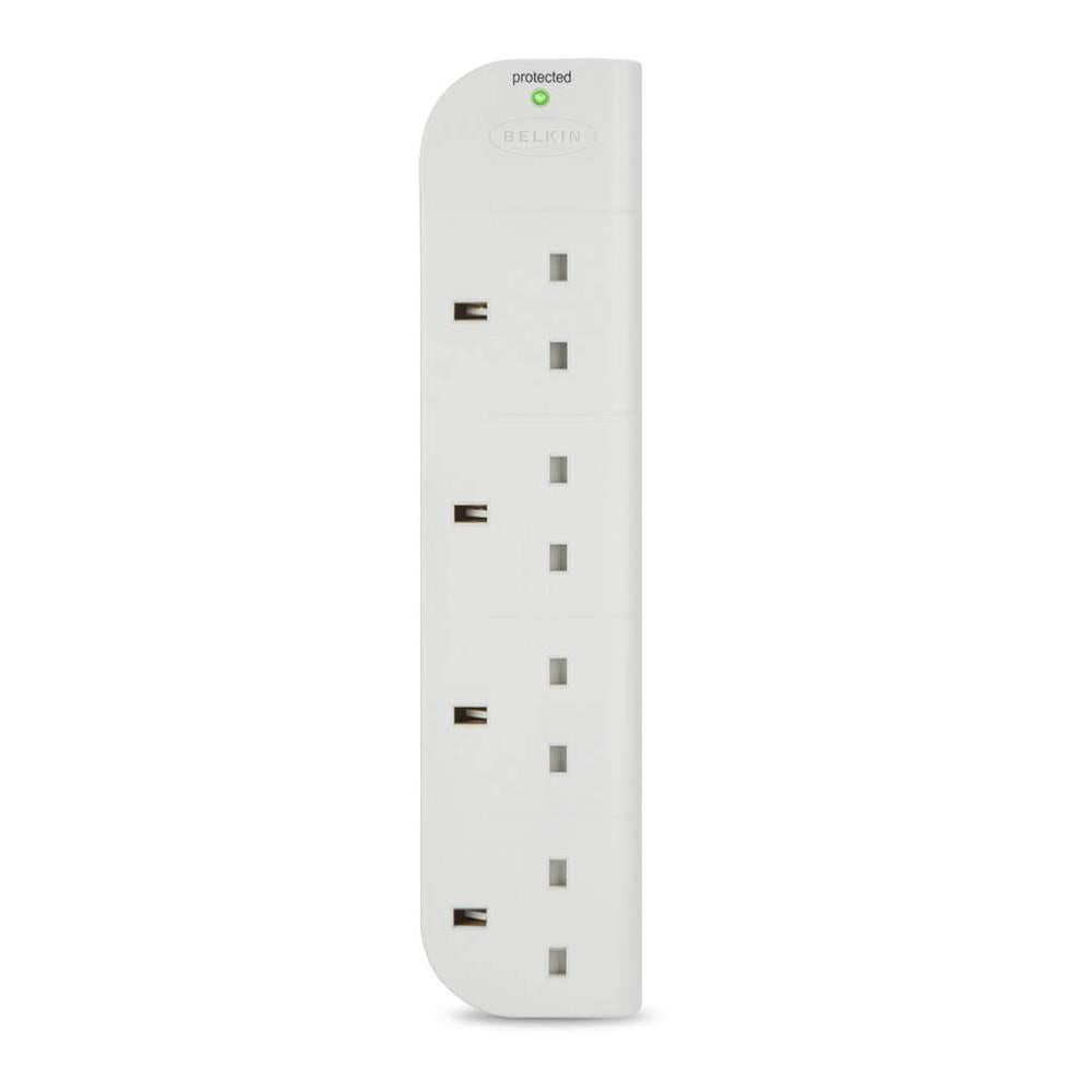 Belkin E-Series 4-way SurgeStrip Socket with Surge Protection - 3m