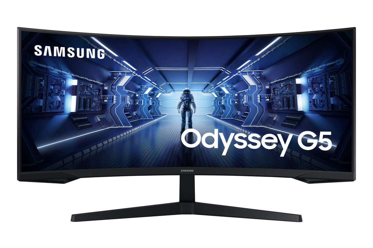Samsung Odyssey C34G55TWWP computer monitor 86.4 cm (34") 3440 x 1440 pixels UltraWide Dual Quad HD LED Black