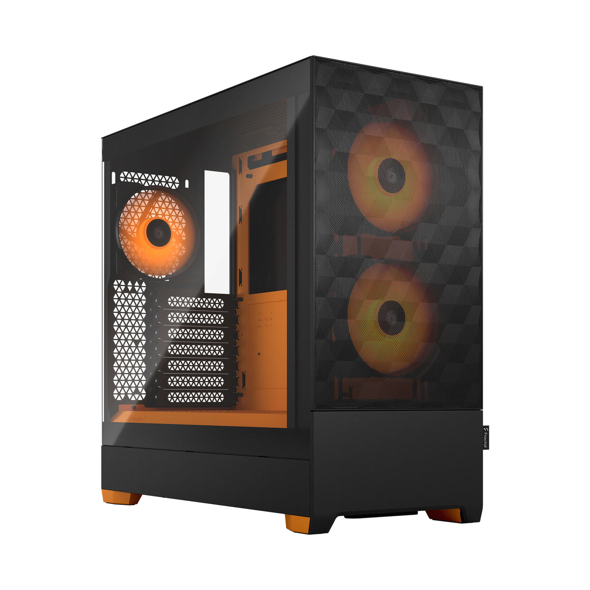 Fractal Design Pop Air Tower in Black / Orange