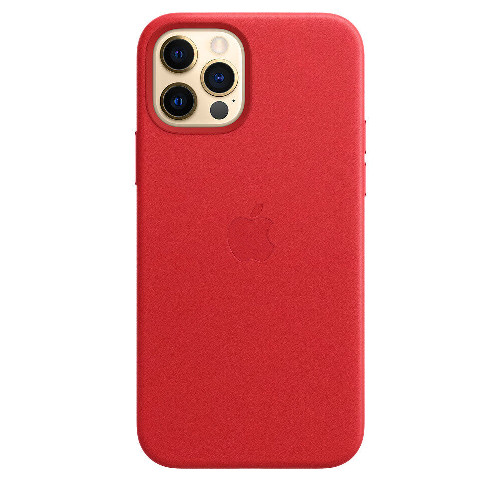 Apple MHKD3ZM/A - Leather Case with MagSafe for iPhone 12 / 12 Pro  in (PRODUCT)RED