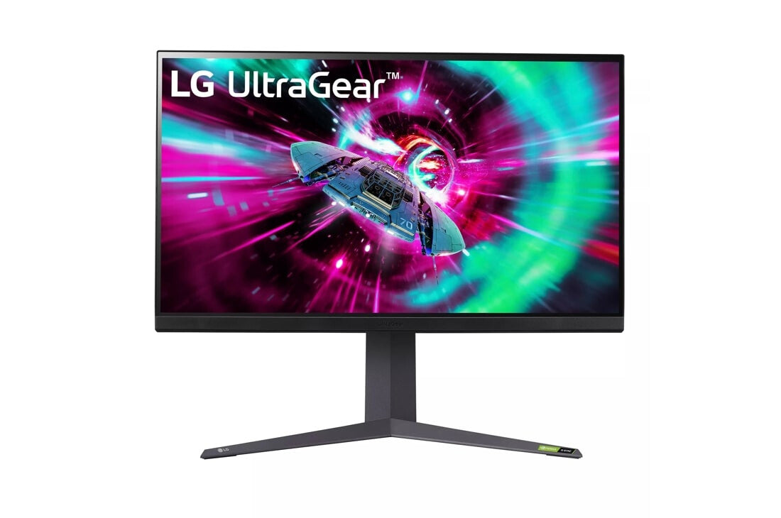 LG 32GR93U-B computer monitor 80 cm (31.5&quot;) 3840 x 2160 pixels 4K Ultra HD LCD Black, Grey, Purple