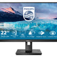 Philips S Line 222S1AE/00 computer monitor 54.6 cm (21.5") 1920 x 1080 pixels Full HD LCD Black
