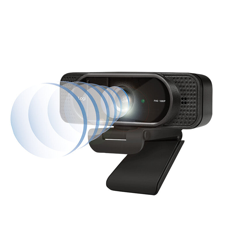 LogiLink UA0381 webcam 1920 x 1080 pixels USB 2.0 Black