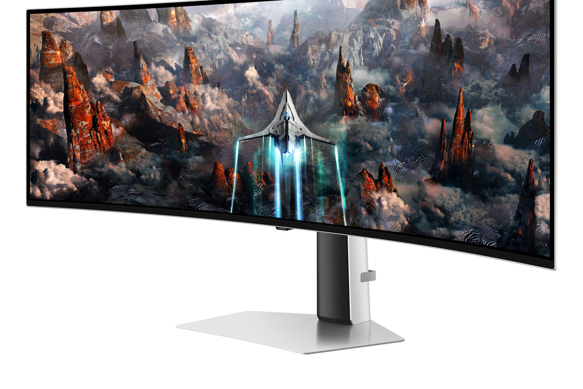 Samsung Odyssey S49CG934SU computer monitor 124.5 cm (49") 5120 x 1440 pixels DQHD OLED Silver