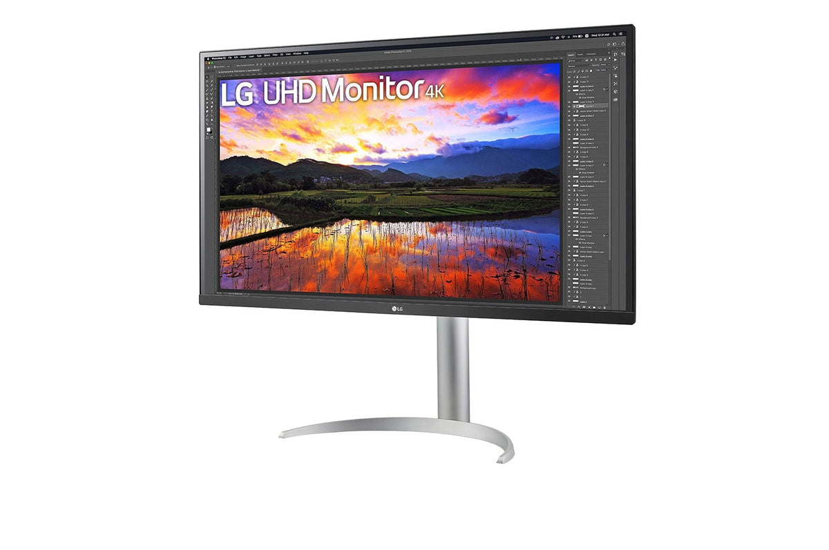 LG 32UP55NP-W computer monitor 80 cm (31.5&quot;) 3840 x 2160 pixels 4K Ultra HD White