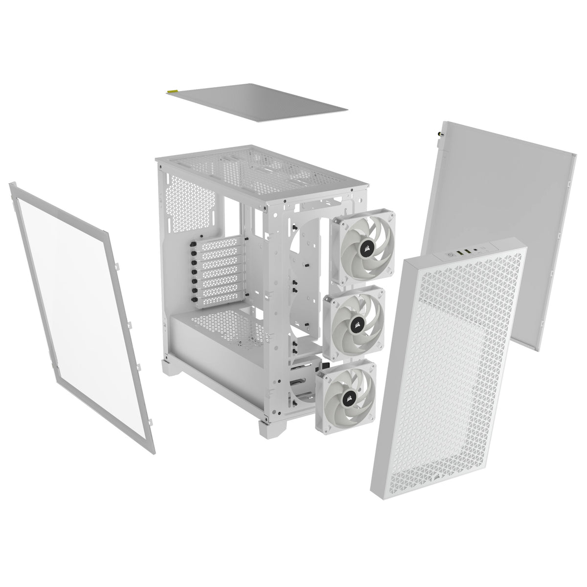 Corsair 3000D RGB AIRFLOW - ATX Mid Tower Case in White