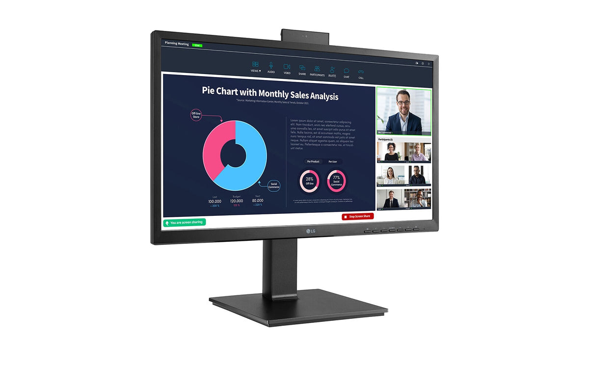 LG 24BP750C-B - 60.5 cm (23.8") - 1920 x 1080 pixels FHD LED Monitor