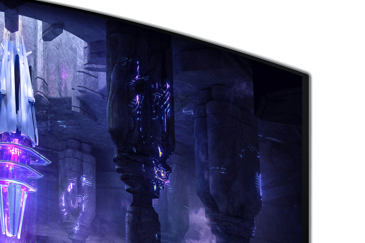 Samsung Odyssey Neo G8 S34BG850SU computer monitor 86.4 cm (34") 3440 x 1440 pixels UltraWide Quad HD OLED Silver