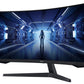 Samsung Odyssey LC34G55TWWPXXU computer monitor 86.4 cm (34") 3440 x 1440 pixels UltraWide Quad HD LED
