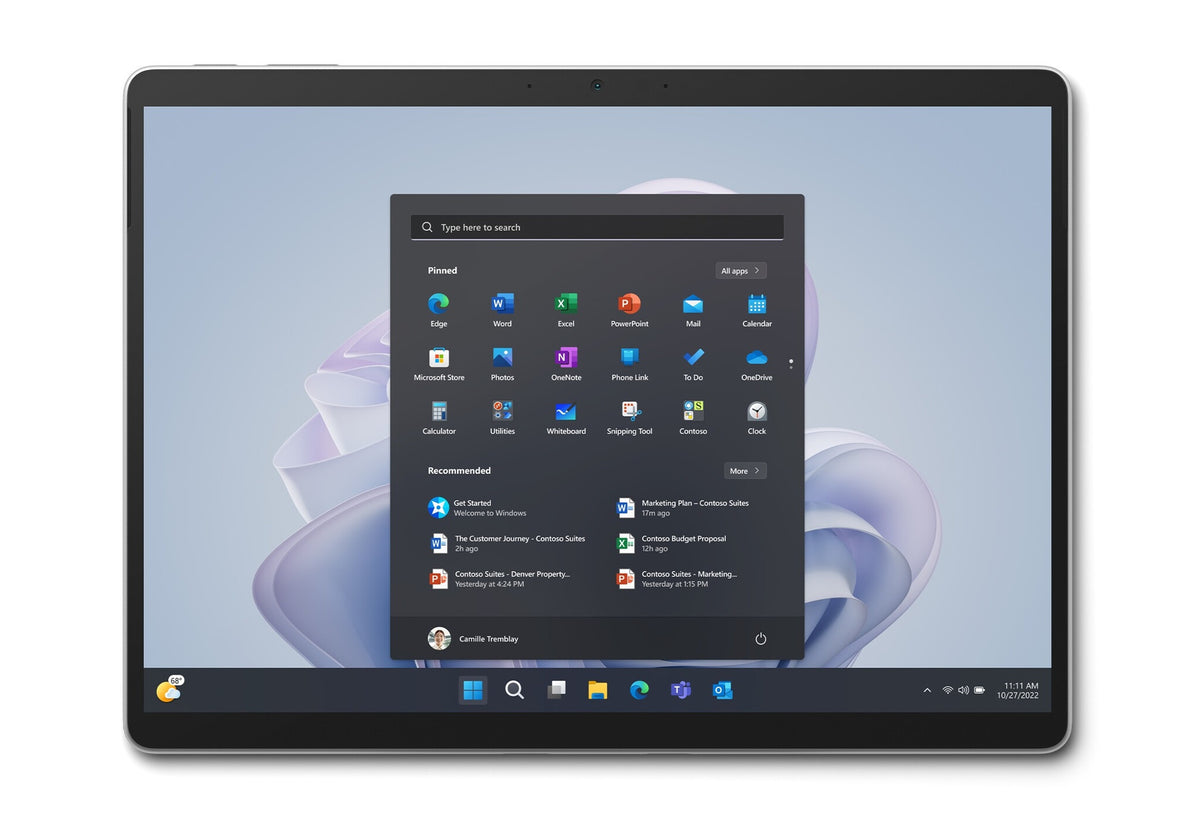 Microsoft Surface Pro 9 - 256 GB - 33 cm (13") - Intel® Core™ i5 - 16 GB - Wi-Fi 6E - Windows 11 Pro - Platinum