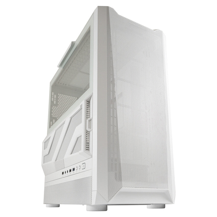 LC-Power Gaming 900W - Lumaxx Light ATX Mid Tower Case in White