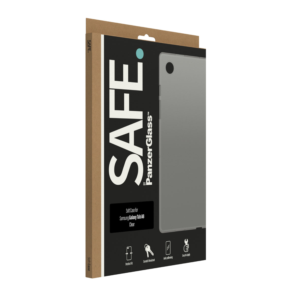 PanzerGlass SAFE by ® TPU Case for Samsung Galaxy Tab A8 in Transparent