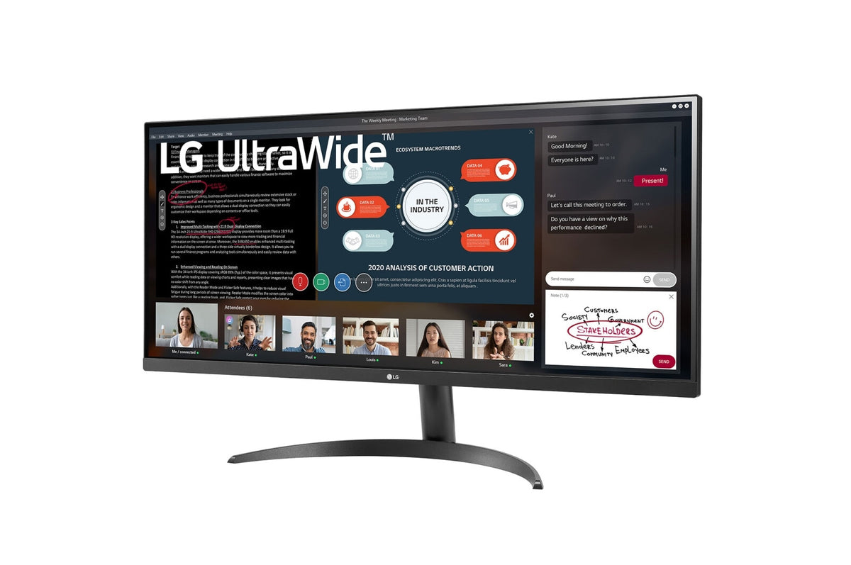 LG 34WP500-B - 86.4 cm (34") - 2560 x 1080 pixels UltraWide FHD LED Monitor