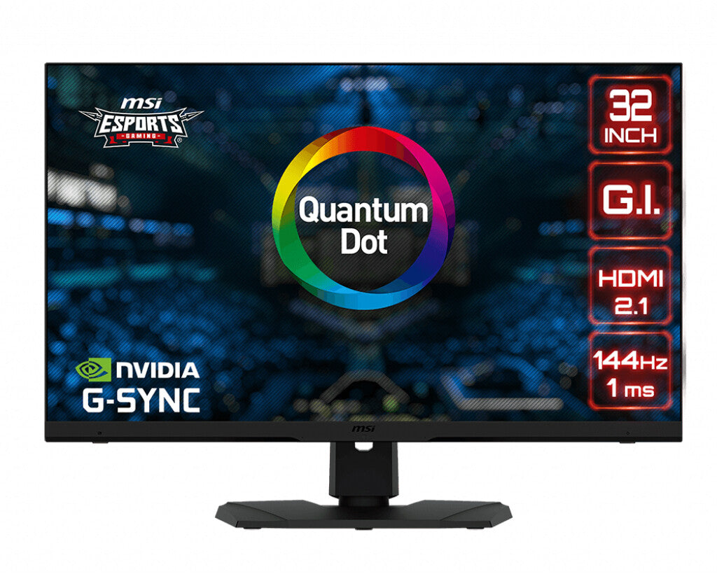 MSI MPG321URDE QD computer monitor 81.3 cm (32&quot;) 3840 x 2160 pixels 4K Ultra HD LED Black