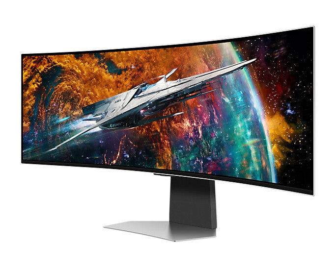 Samsung Odyssey LS49CG950SUXDU computer monitor 124.5 cm (49") 5120 x 1440 pixels Dual QHD OLED Silver