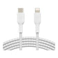 Belkin BOOSTCHARGE Braided Lightning to USB-C Cable - 2m - White