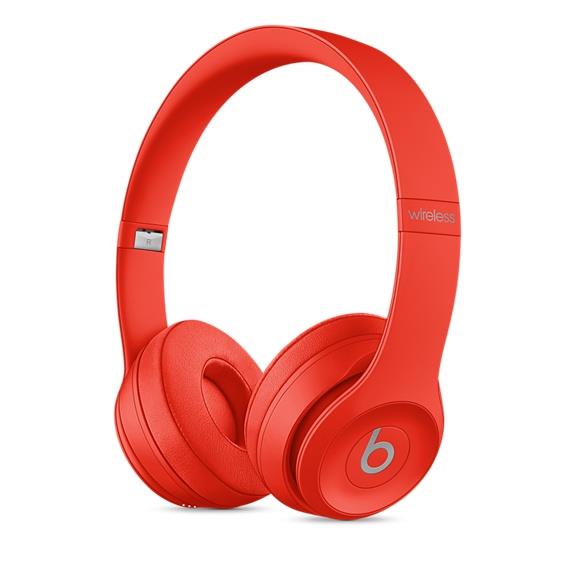 Apple Beats Solo3 Wireless Heaphones - (PRODUCT)RED Citrus Red