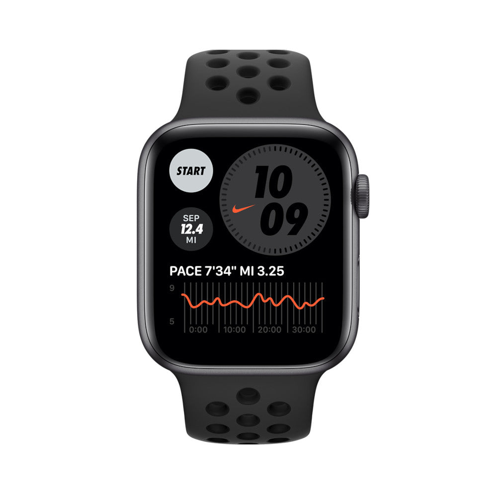 Apple Watch Series 6 - Space Grey Aluminum with Black Nike Sports